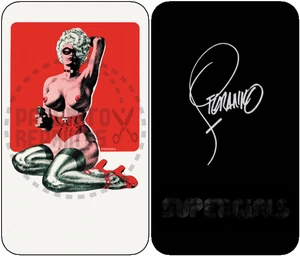 SUPERGIRLS CALENDAR ARTWORK - APRIL - ART CARD - VINTAGE REPRINT - Picture 1 of 1