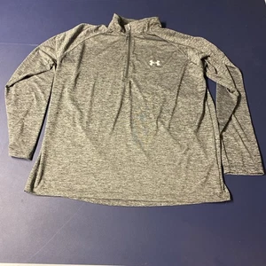 Under Armour Golf Gym Pullover Shirt 1/4 ZIP Mens Size XL Gray HeatGear - Picture 1 of 6