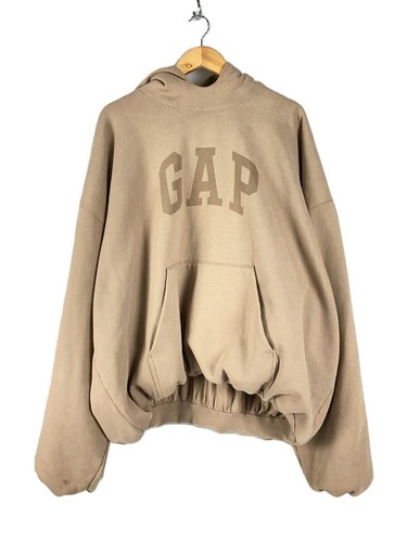 Felpa con cappuccio YEEZY GAP ENGINEERED BY BALENCIAGA beige L usata