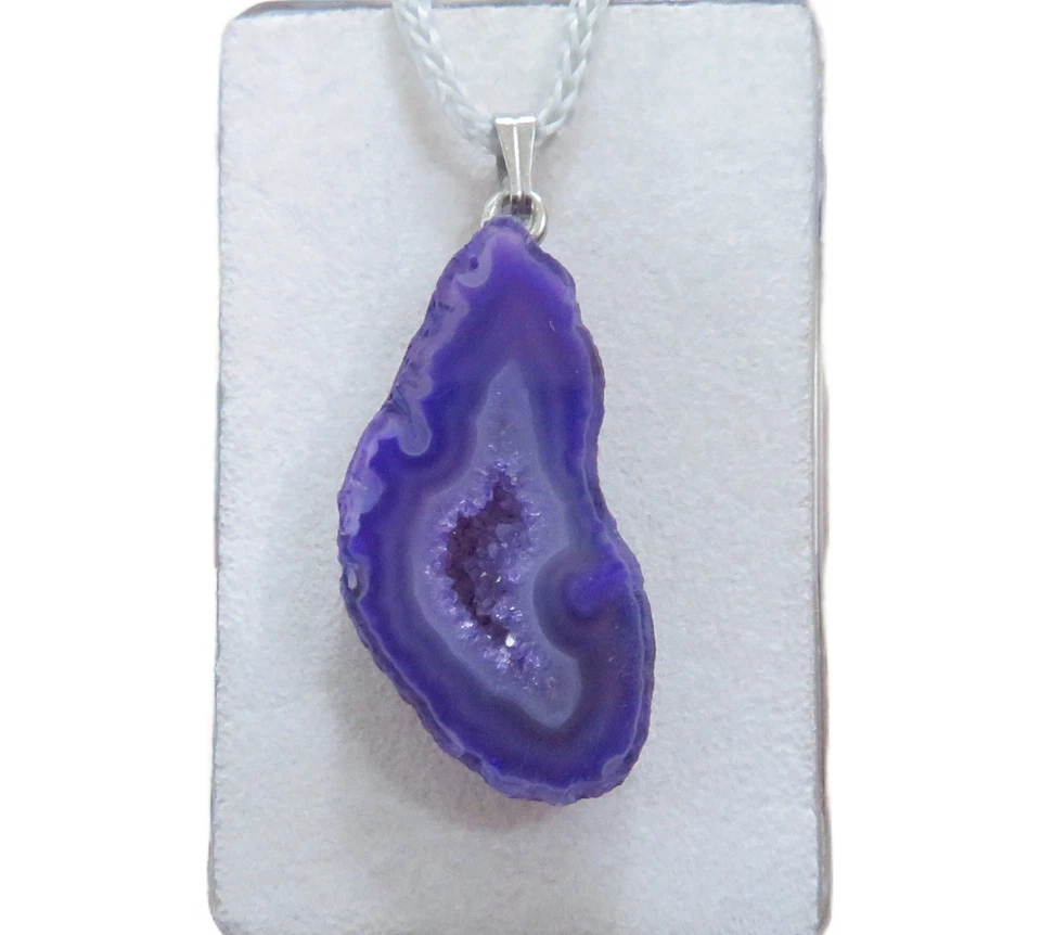 Achatdruse gefärbt Anhänger Nr. 5094 - Bild 1 von 1