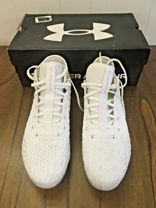 Under Armour Command Pro MC Cleats White 10 Mens 11.5 W LAX Spotlight Football - Picture 1 of 11