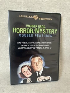Warner Brothers Horror Mystery Double Features DVD Archive Collection 3-Disc Set - Picture 1 of 5