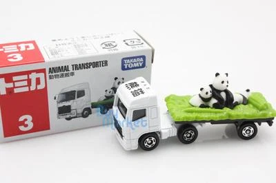 NEUE Takara Tomica Tomy #3 ANIMAL PANDA TRANSPORTER Mini Diecast Spielzeugauto