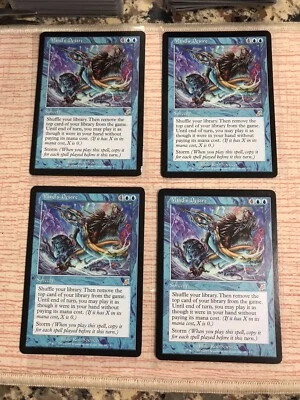 4x Mind's Desire - Playset - Scourge - MTG - LP/MP -Condition Shown In Many Pics - Image 1 of 4