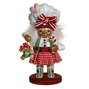 Kurt Adler 10-inch Hollywood Nutcrackers™ Gingerbread Baker Girl Nutcracke - Picture 1 of 7