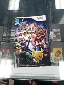 Super Smash Bros Brawl Nintendo Wii Manual Only - - Picture 1 of 3
