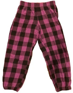 Arizona Girls 10 L 100% Cotton Purple Plaid Wide Harem Pajama Pants - Picture 1 of 1