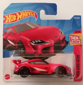 20 TOYOTA GR SUPRA Rojo Hot Wheels 2022 Then And Now 8/10 HCT62-R521 Mattel New - Imagen 1 de 6