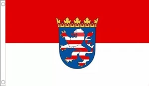 HESSE FLAG 5' x 3' Hessen Flags German State Germany Region Regional - Picture 1 of 1