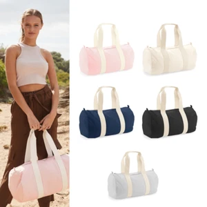 Westford Mill Earthhaware borsa a barile in cotone biologico (W814) - borsa da viaggio palestra - Foto 1 di 10