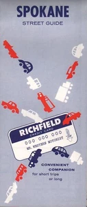 1961 Richfield Road Map: Spokane NOS - Bild 1 von 1
