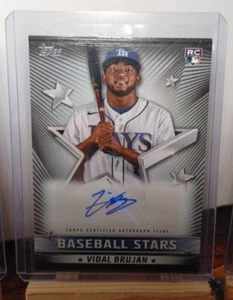 Vidal Brujan Baseball Stars Auto /199 2022 Topps Baseball Rc Pack Crimp Error - Picture 1 of 2