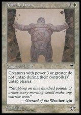 Magic the Gathering MTG Marble Titan (28) Tempest   MP