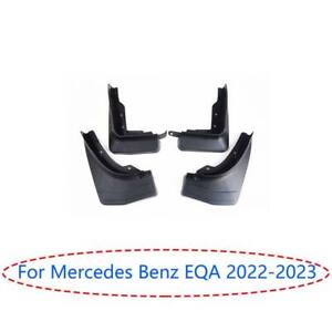 For Mercedes Benz EQA 2022-23 Biack Genuine Front & Rear Splash Guards Mud Flaps