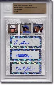 Travis Snider * Brett Cecil * J.P. Arencibia Autograph Rookie Auto BGS 1/1 - Picture 1 of 1