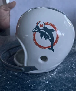 Vintage 1970’s Miami Dolphins Ceramic Helmet Ashtray NOS - Picture 1 of 8