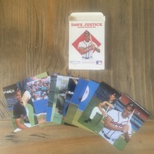 Dave Justice 1991 Barry Colla Collection 12 Card Set Limited Edition Numbered