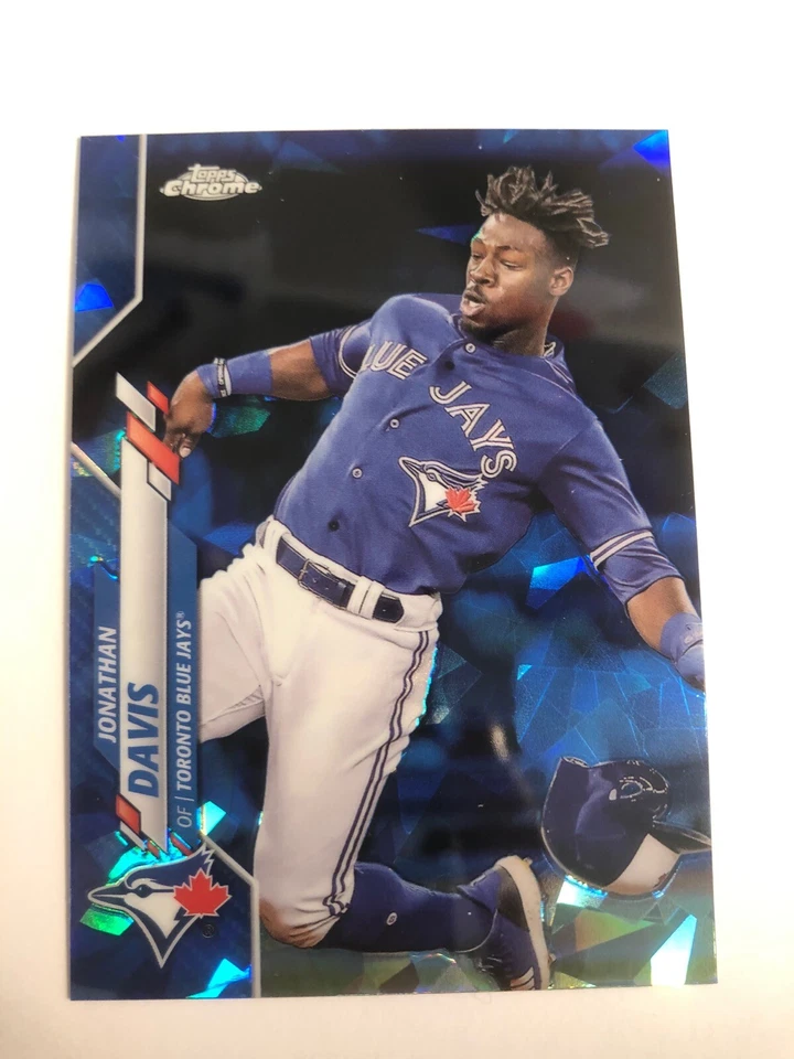2020 Topps Update Chrome Sapphire Jonathan Davis Blue Jays U128 - Image 1 of 1