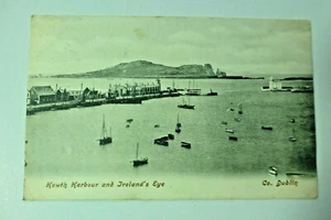 Postal i921 HOWTH HARBOUR & Ireland's Eye County DUBLÍN 1905 - Imagen 1 de 2
