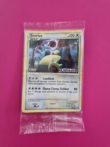 Pokemon Snorlax Staff Prerelease Promo 33/95 Call Of Legends Sealed Pack Of 5
