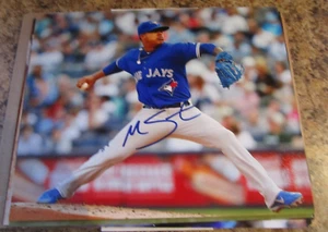 MARCUS STROMAN TORONTO BLUE JAYS FIRMATO 8X10 FOTO OPACA COA (A) - Foto 1 di 3