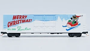 Xmas Car - 2009. N Scale. 60' DPD Excess Height Box Car. Micro Trains Line. New. - Picture 1 of 3