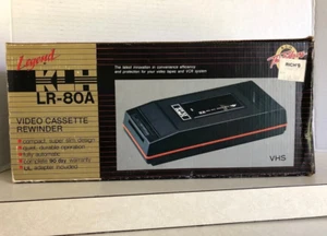 Vintage Legend KLH Model LR-80A Video Cassette VHS Rewinder W/Box & Wall adapter - Picture 1 of 4