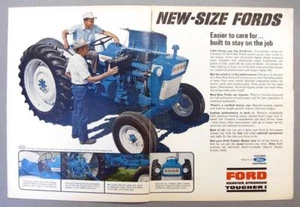 Anuncio de tractor Ford 1965 original más fácil de cuidar... CONSTRUIDO PARA MANTENERSE EN EL TRABAJO - Imagen 1 de 1