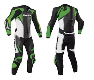 Kawasaki Motorrad Rennkombi MotoGP Lederkombi in allen Größen erhältlich - Bild 1 von 2