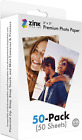 Papier photo instantané premium 2"X3" (pack de 50) compatible avec Polaroid Snap, Snap 