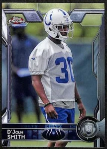 2015 Topps Chrome D'Joun Smith #192 Rookie Indianapolis Colts - Picture 1 of 2