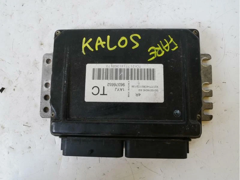 96376652 CENTRALINA MOTORE ECU DAEWOO KALOS (KLAS) 1.2B 8V 72CV MAN 5M (2002>200 - Immagine 1 di 3