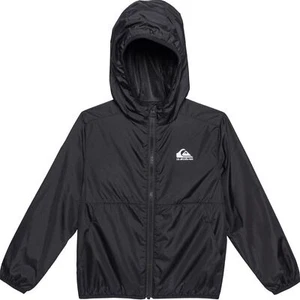 Quiksilver Boy's Black Charcoal Overcast Windbreaker Jacket Kid's Size 4 NWT - Picture 1 of 12