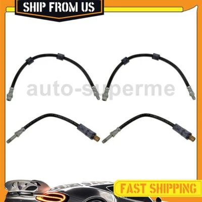 Kit dianteiro traseiro linha mangueira de freio Dorman 4 peças para BMW 528i 2.8L 1997-1998 - Imagem 1 de 4