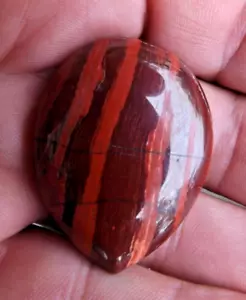 Beautiful snakeskin jasper cabochon pear cut 31x41x8mm 23.8 grams - Picture 1 of 6