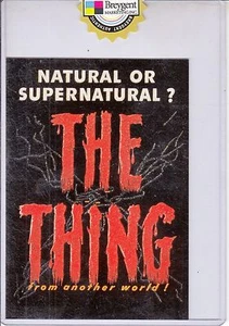 LA COLECCIÓN DE CARTELES DE PELÍCULA DE CIENCIA FICCIÓN Y TERROR 2007 ESTUCHE TARJETA SUPERIOR CT1 - Imagen 1 de 2