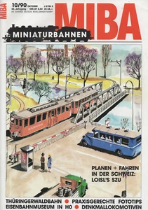 Auswahl: MIBA-DIE EISENBAHN IM MODELL-Jg. 1990-Gleisbau-Modellbau-Lokomotiven - Picture 1 of 13