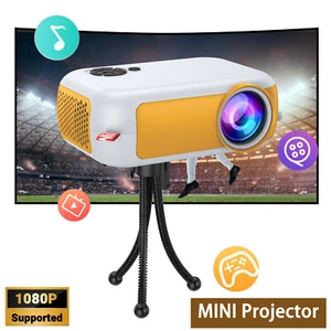 Mini 1080P Beamer HD Handy projektor LCD Heimkino Home Theater Tragbarer Beamer - Bild 1 von 19