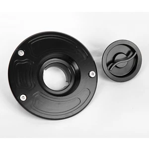 CNC Keyless Fuel Gas Tank Cap For Kawasaki ZX-6RR ZX-9R ZZR 1400 ZZR 600/1200 US - Picture 1 of 5