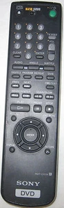 SONY RMT-D117A DVD/TV REMOTE CONTROL TESTED Works GD - Picture 1 of 2