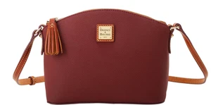 NEU Dooney & Bourke Kirby Robin Umhängetasche FARBE CRANBERRY - Bild 1 von 4
