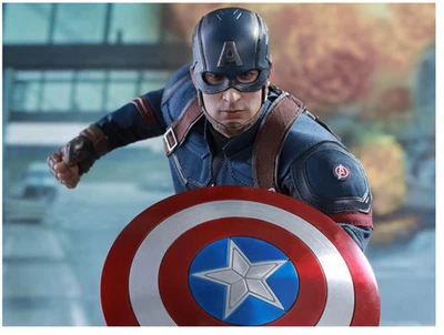 HOT TOYS CAPITÁN AMÉRICA GUERRA CIVIL STEVE ROGERS AVENGERS SELLADO DE FÁBRICA NUEVO  Foto 1 de 4