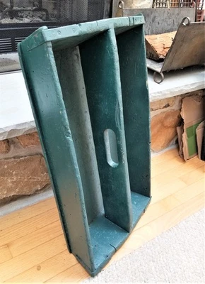 antique HANDMADE WOOD TRAY tool tote lancaster pa Amish 25.75x15" primitive aafa - Image 1 of 4