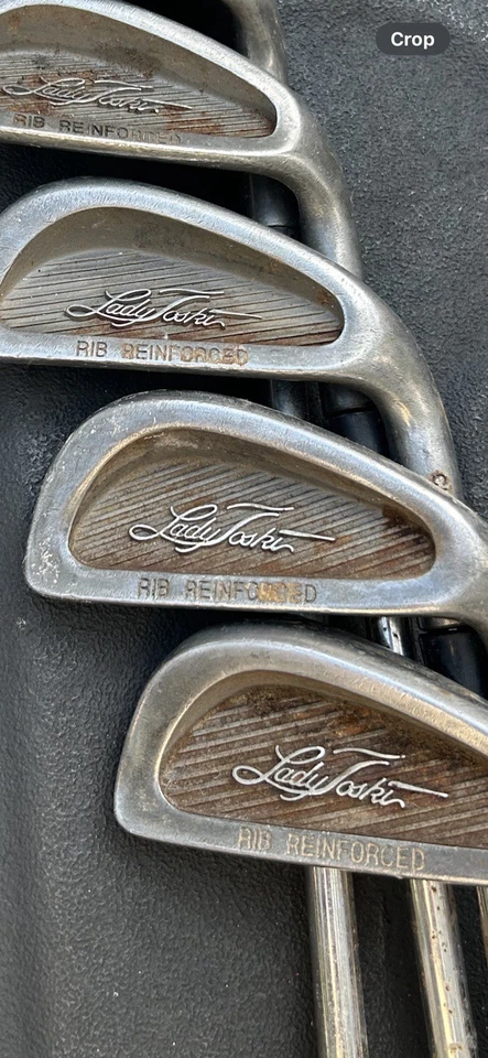 Irons 3,4,5,7 & PW  Right Handed Ladies Flex Steel Shaft Rib Reinforced - Image 1 of 4