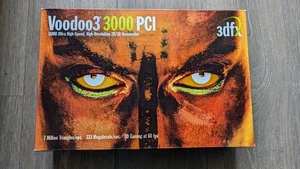 Vintage 3DFX Voodoo 3 3000 PCI Graphics Card ***BOX ONLY*** - Picture 1 of 5
