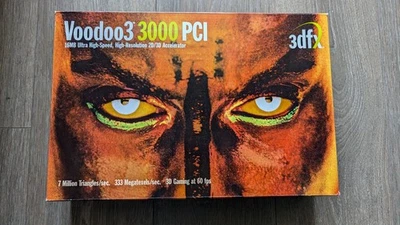 Vintage 3DFX Voodoo 3 3000 PCI Graphics Card ***BOX ONLY*** - Image 1 of 4