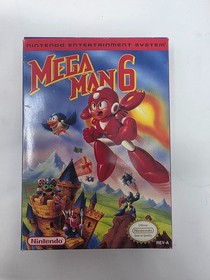 Mega Man 6 Nintendo NES MINT CIB Complete W/ Poster Tested Working Authentic