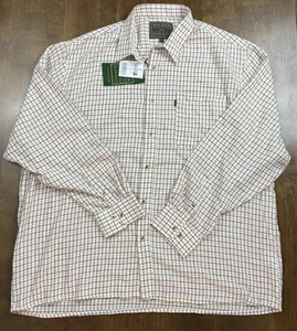 Walker And Hawkes Red Checked Long Sleeve Comfortable Shirt Size Mens XXXL 3XL - Picture 1 of 15