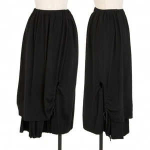 COMME des GARCONS Shirring Design Wool Knit Skirt Size S(K-116935) - Picture 1 of 12