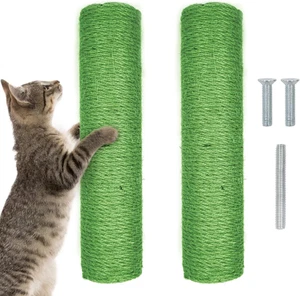 2 Pezzi Ricambio Tiragraffi Di Ricambio per Albero Di Gatto Con Viti per Gatti E - Foto 1 di 12